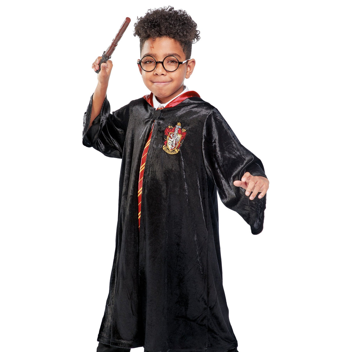 Kids' Harry Potter Deluxe Gryffindor Robe – detail view