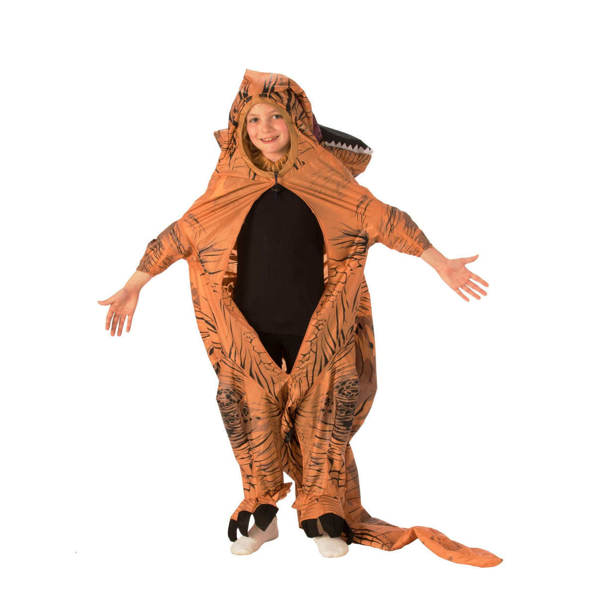 Kids' Jurassic World T-Rex Inflatable Costume, view 6