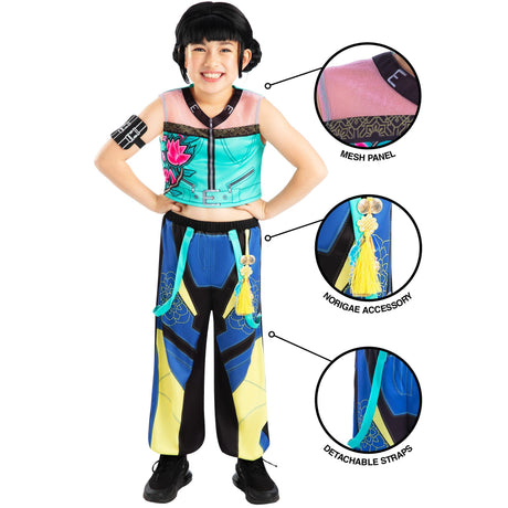 Kids' KPop Demon Hunters Zoey Costume – alternative view