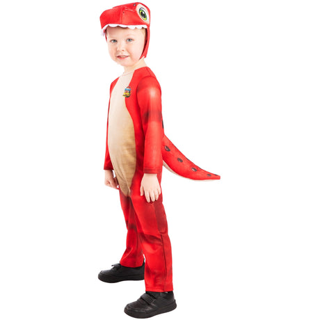 Kids' Paw Patrol Dino Movie Rhubarb Costume – alternative view