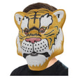 Yellow and black children's tiger mask in EVA foam