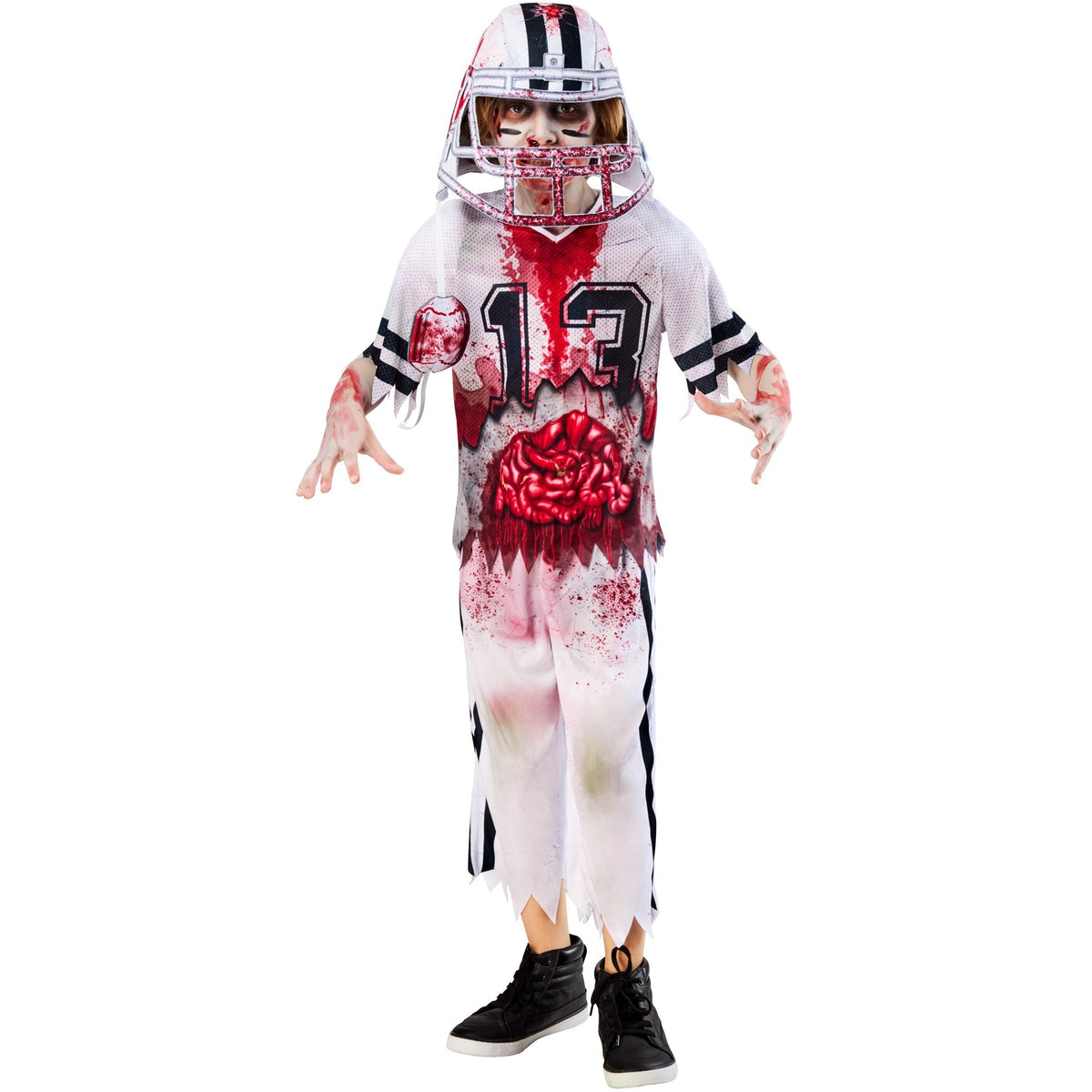 Kids' Zombie American Footballer Costume, view 6