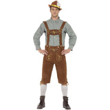 Men's Deluxe Hans Bavarian Costume, Green