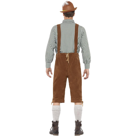 Men's Deluxe Hans Bavarian Costume, back view