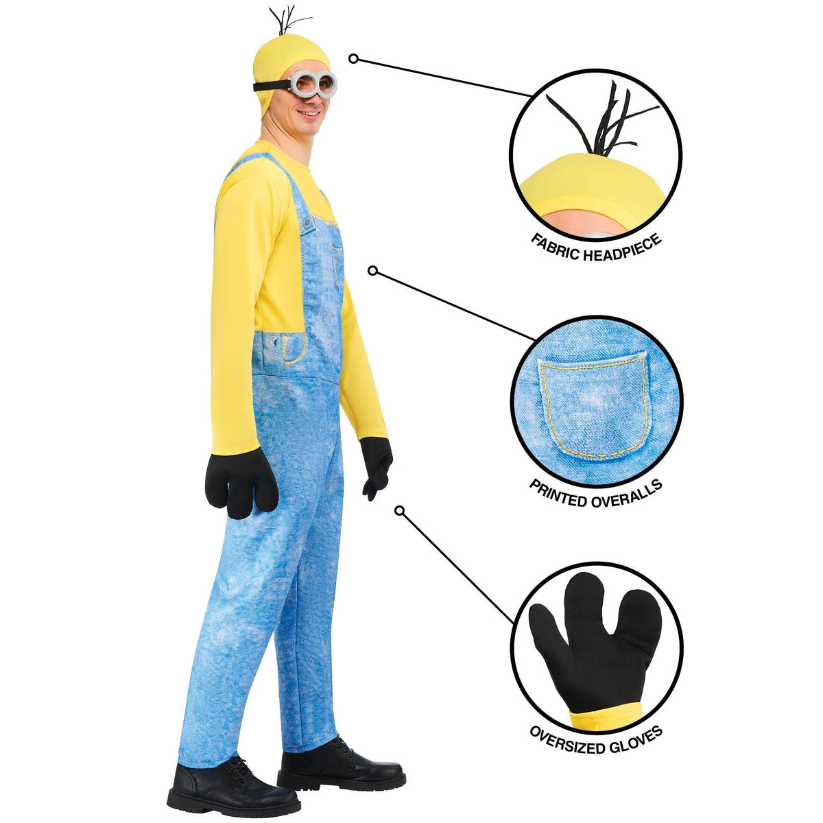 Men's Despicable Me Minion Kevin Costume, view 2
