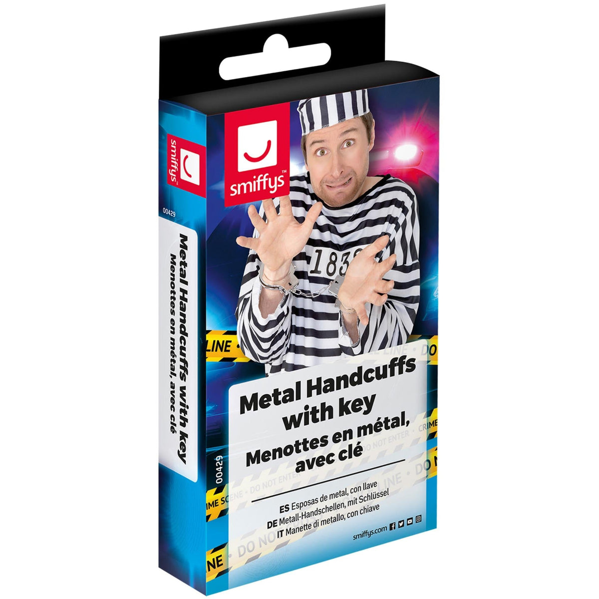 Metal Handcuffs with Key