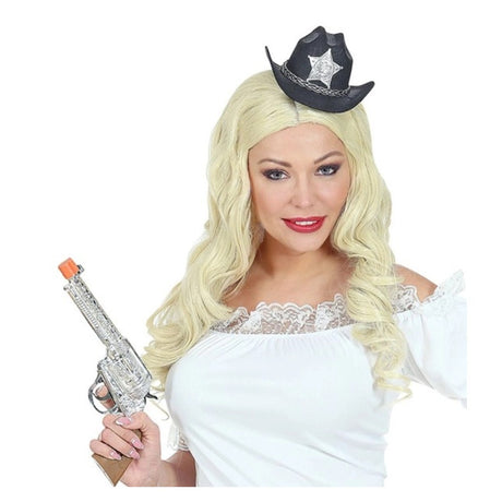 Mini Cowboy Hat with Sheriff Star — view 4