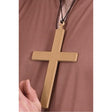 Monk's Cross Necklace, Gold