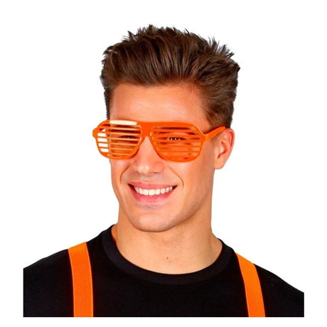 Neon Orange Shutter Glasses — view 3