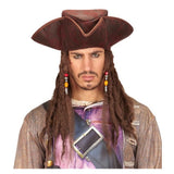 Pirate Tricorn Hat with Dreadlocks — view 2