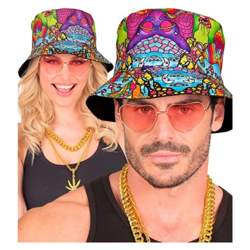 Psychedelic Print Bucket Hat — view 2