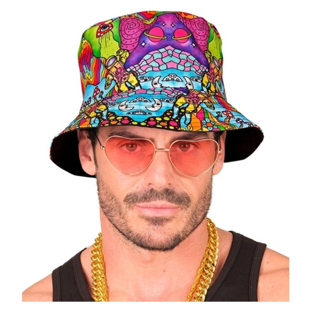 Psychedelic Print Bucket Hat — view 3