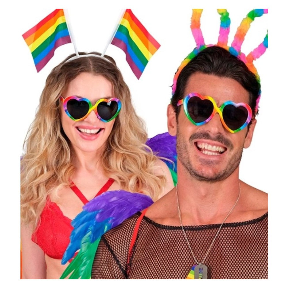 Rainbow Heart Glasses — view 4
