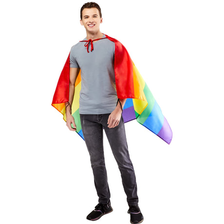 Rainbow Pride Cape, Adult