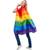 Rainbow Pride Cape, Adult – detail view