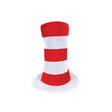 Red & White Striped Top Hat