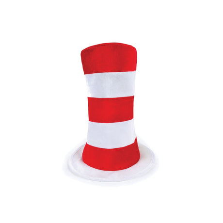 Red & White Striped Top Hat