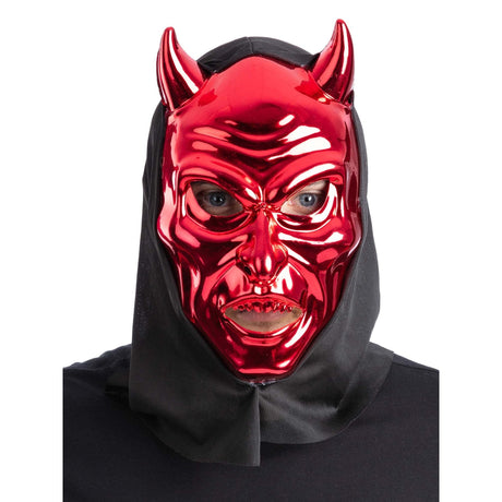 Red Devil Hooded Mask