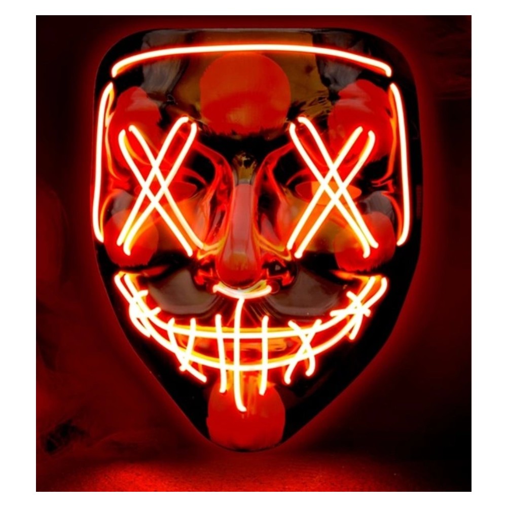 Red LED Horror Mask — view 2
