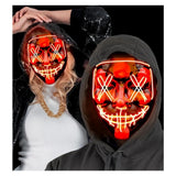 Red LED Horror Mask — view 3