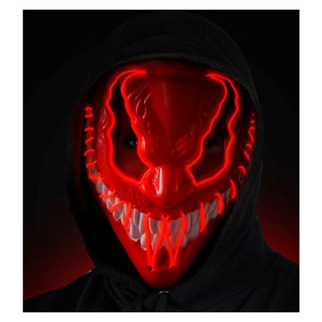 Red LED Monster Mask — view 3
