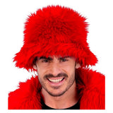 Red Plush Bucket Hat — view 4