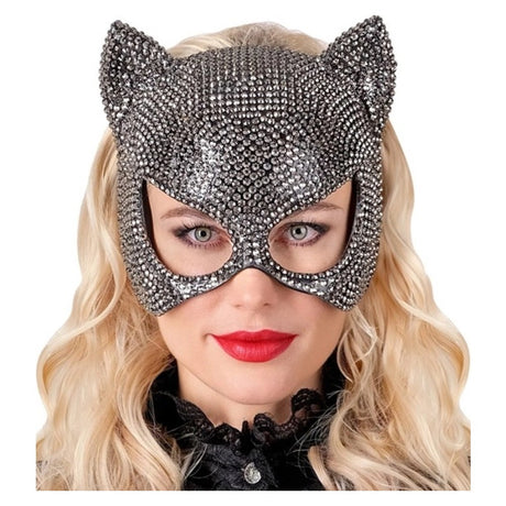 Rhinestone Cat Eye Mask — view 3