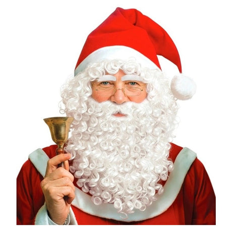 Santa Hat with Hair, Beard and Eyebrows — view 2