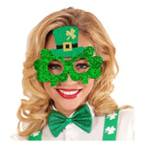 Shamrock Glasses with Mini Top Hat — view 3