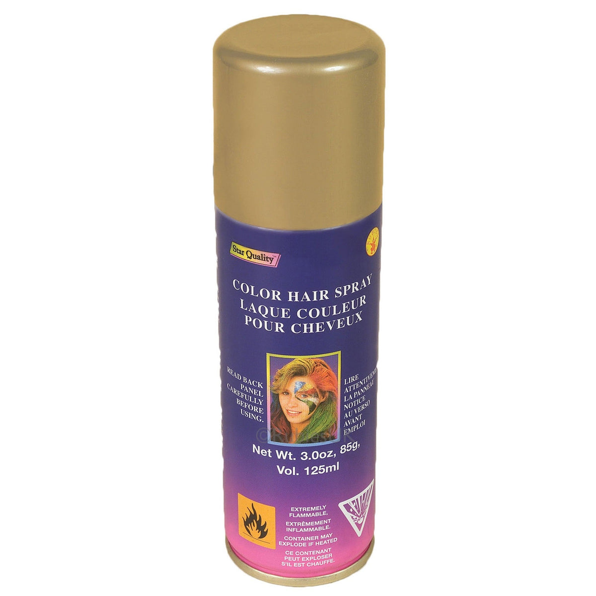 Silver Colour Hairspray, 125ml
