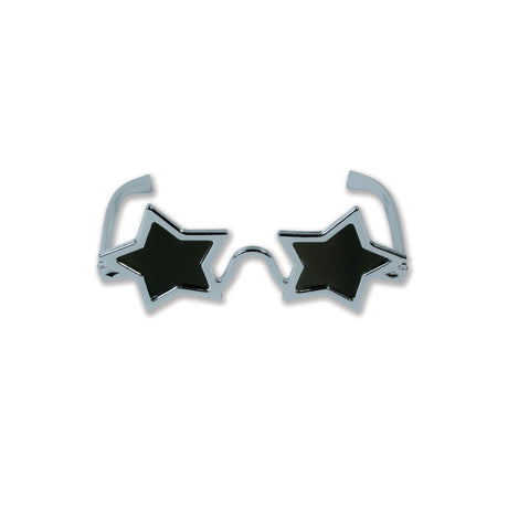 Silver Star-Shaped Glasses
