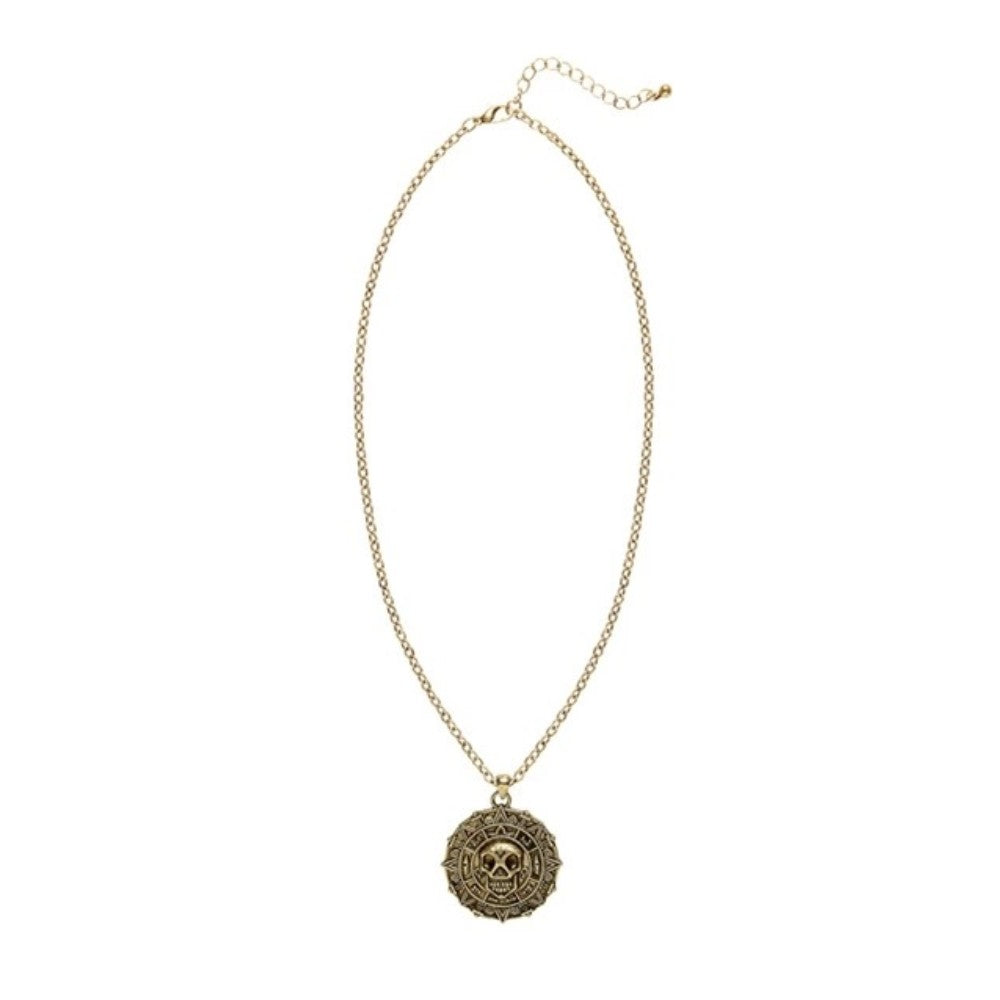 Skull and Compass Necklace — view 2