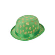 St Patrick's Day Green Shamrock Bowler Hat