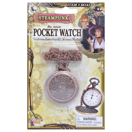Steampunk Pocket Watch with Chain – alternative view