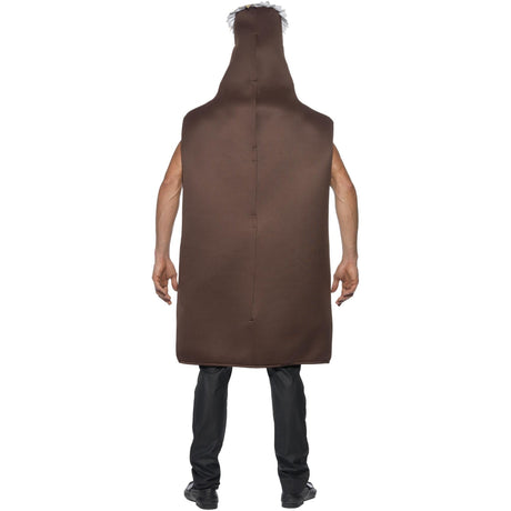 Studmeister Beer Bottle Costume, back view