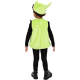 Toddler Alien Tabard and Hat, back view