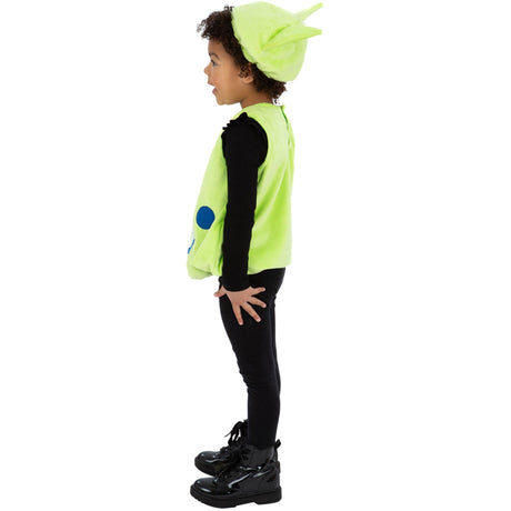 Toddler Alien Tabard and Hat, side view