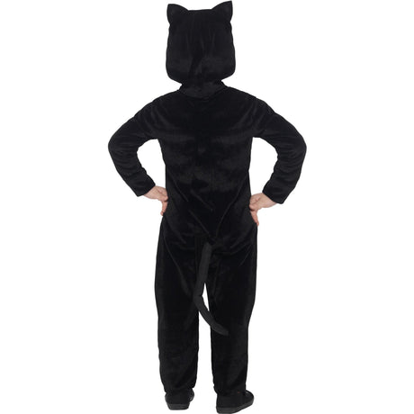 Toddler Black Cat Costume, back view