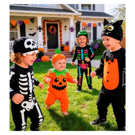Toddler Skeleton Costume — view 4