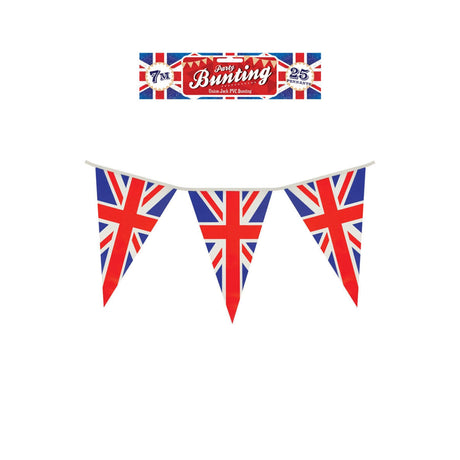 Union Jack Bunting, 7m with 25 Flags – detail view