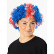 Union Jack Short Curly Wig