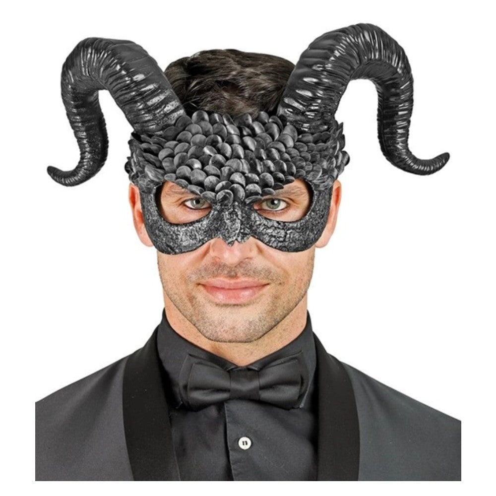 Venetian Horned Demon Mask — view 3