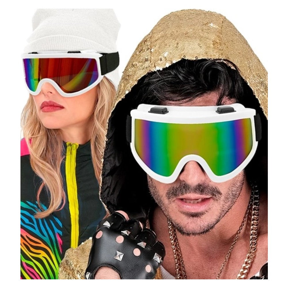 White Après-Ski Party Goggles — view 2