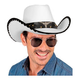 White Felt Cowboy Hat — view 4