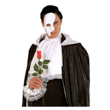White Half Face Masquerade Mask — view 3