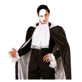 White Half Face Masquerade Mask — view 4