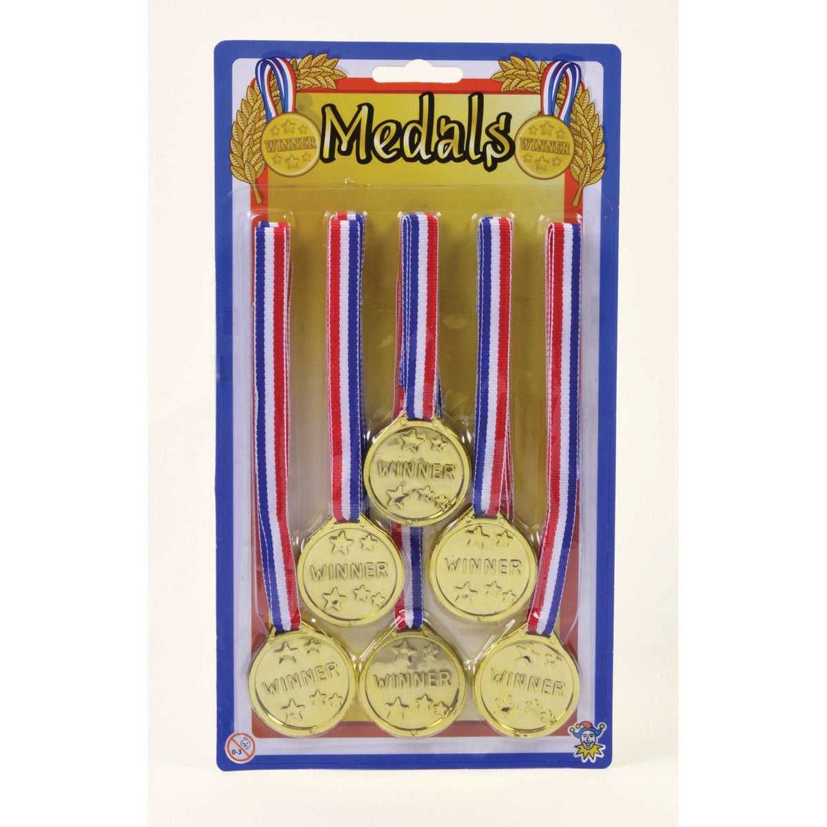 Winner Medals, Pack of 6