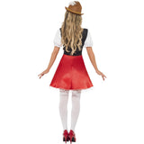 Women's Bavarian Beer Maid Costume, back view
