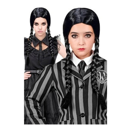 Women's Dark Academia Plaits Wig — Halloween costume wig for women