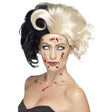 Women's Evil Madame Wig, Black & Blonde